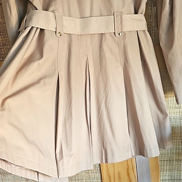 Via Spiga Double Breasted Belted Trench Coat Large - Picture 5 of 9